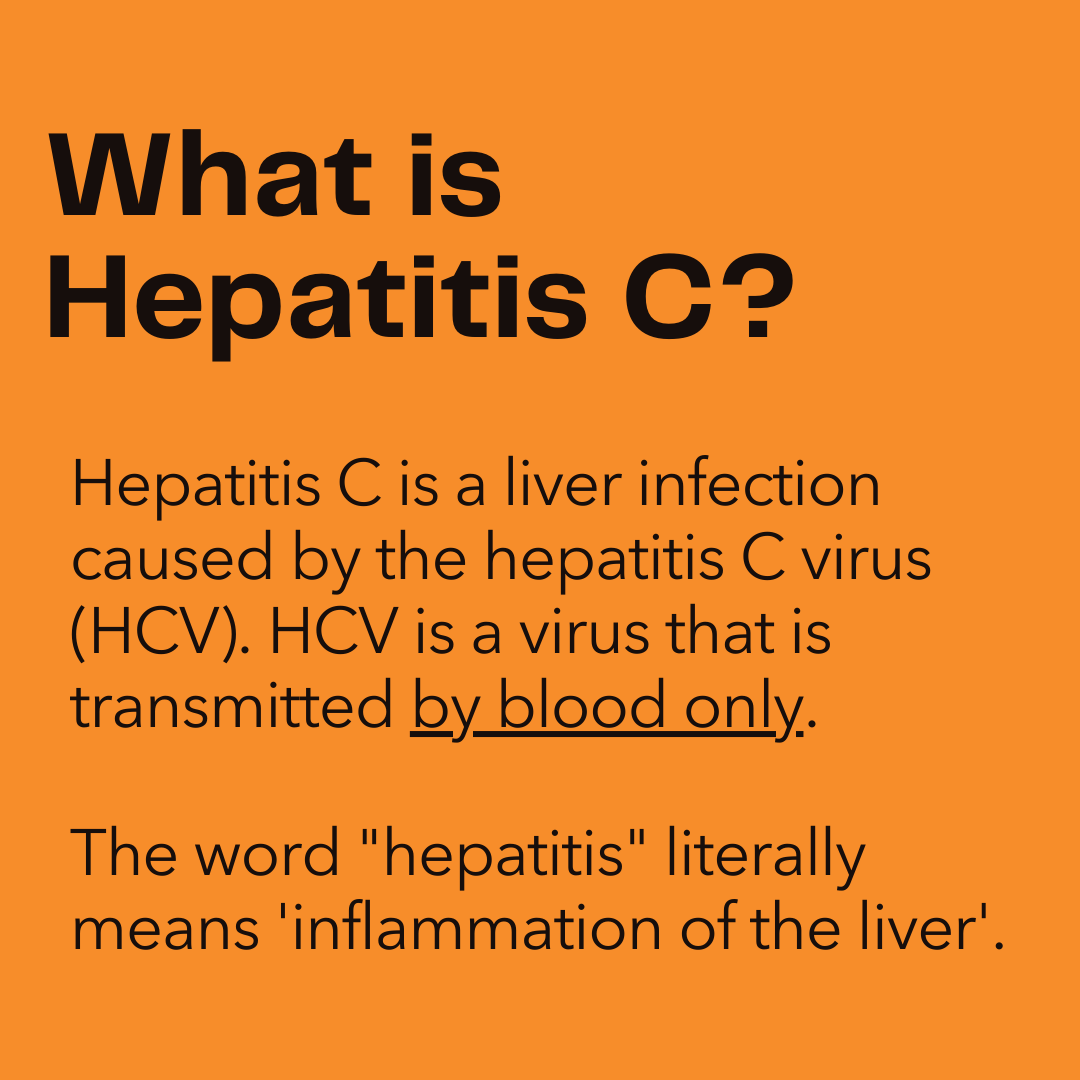 Gráfico que explica qué es la hepatitis C