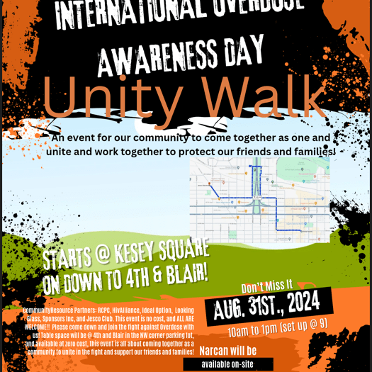 WALK FOR OD AWARENESS AUG 31